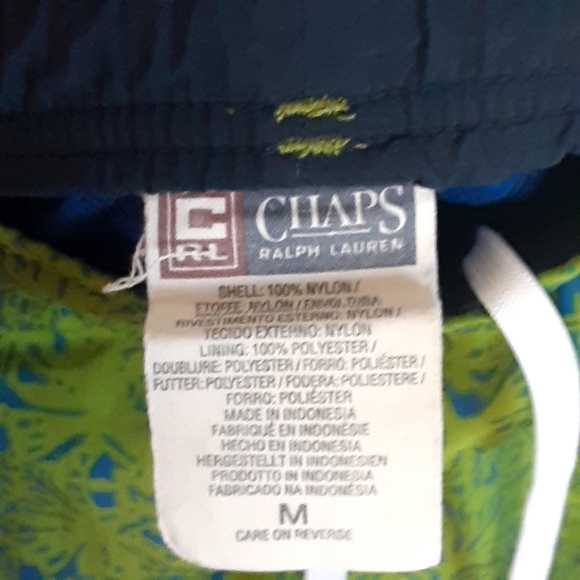 Chaps Ralph Lauren lined swim trunks Sz Med - Picture 6 of 6